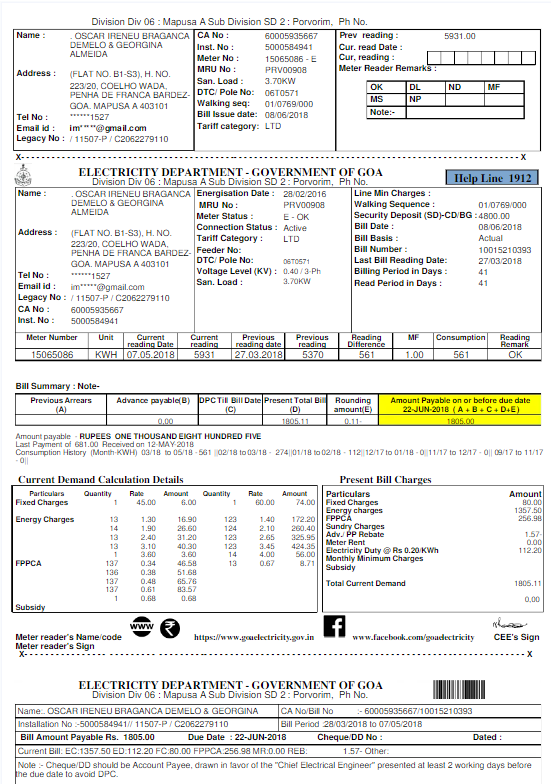  Minol USA business utility bill 